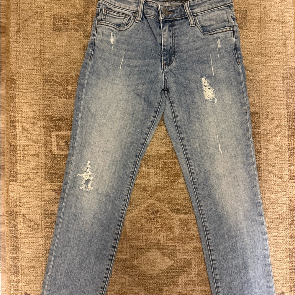 Kut from the Kloth Light Blue Straight Leg Jeans